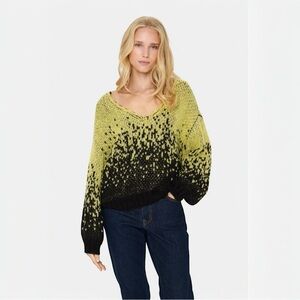 SAINT TROPEZ Sweater Women Size Medium Garance Pullover Knitted Top Longsleeves